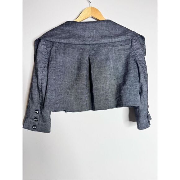 Y2K Bebe cropped classic jacket sz M - Picture 7 of 7